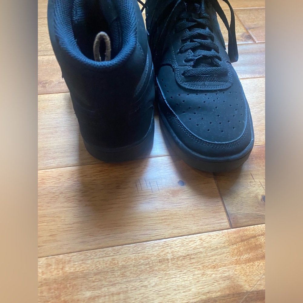 Triple Black Nike Court Vision Sneakers - Picture 4 of 9